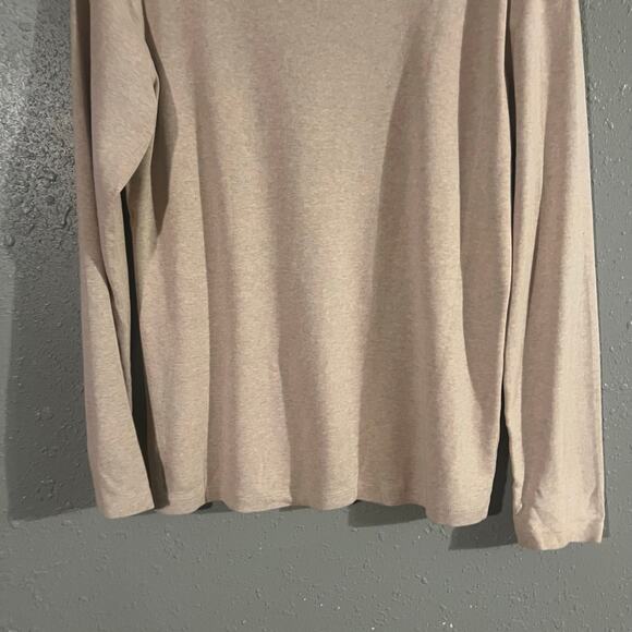 VTG Jones New York Sport Women's Beige XL Long Sleeve 100% Cotton Top Workwear - Picture 2 of 7